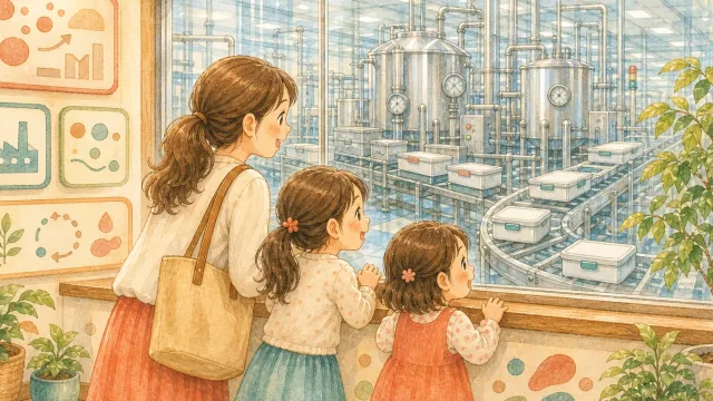やまやファクトリーテラス（福岡県）の子連れおでかけイメージ